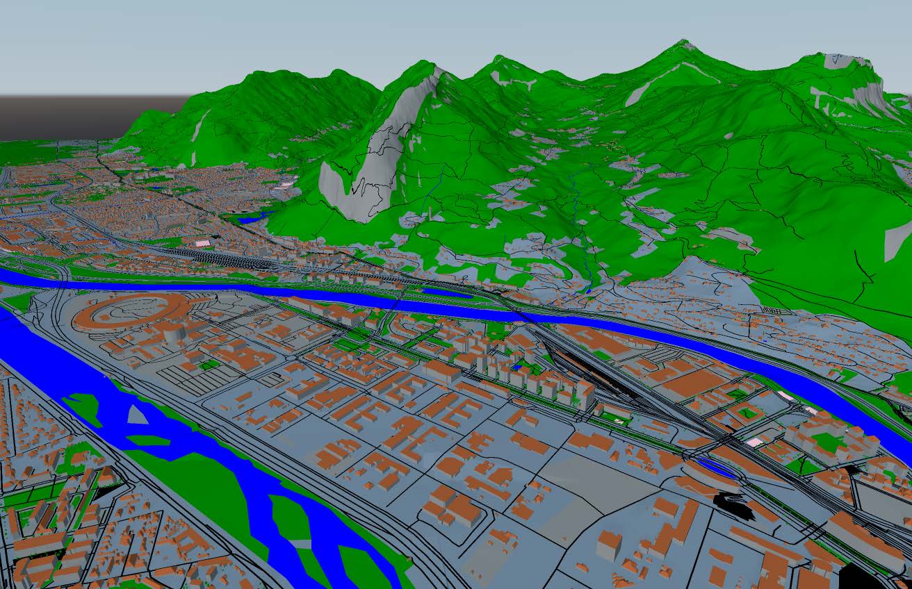 Grenoble River Detail